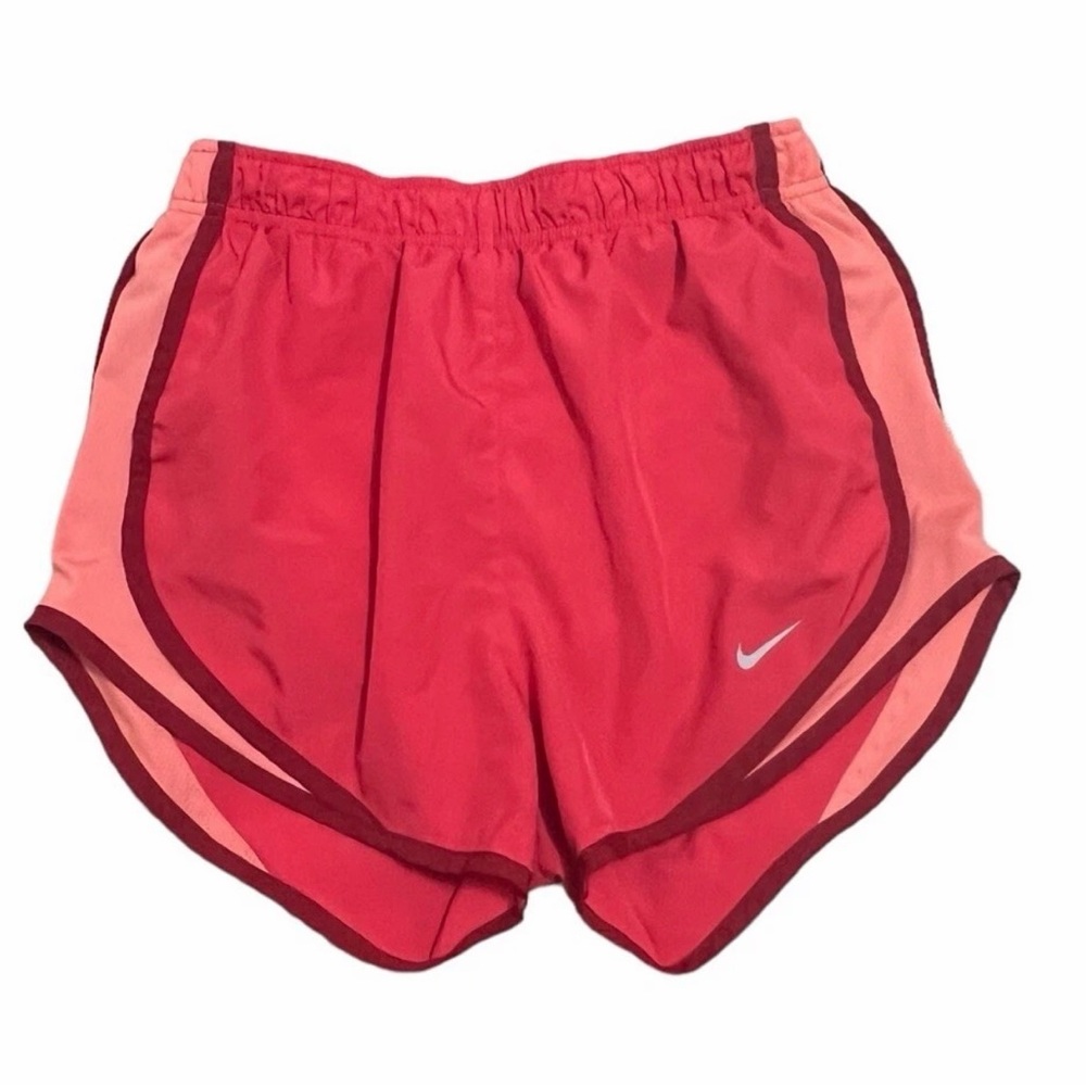 Nike Women’s Coral and Light Pink Athletic Running Shorts